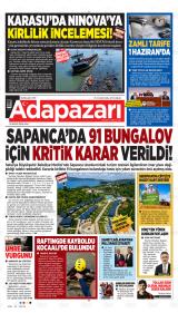 ADAPAZARI AKŞAM HABERLERİ