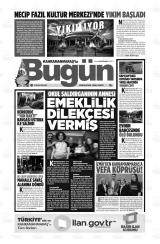 KAHRAMANMARAŞ'TA BUGÜN