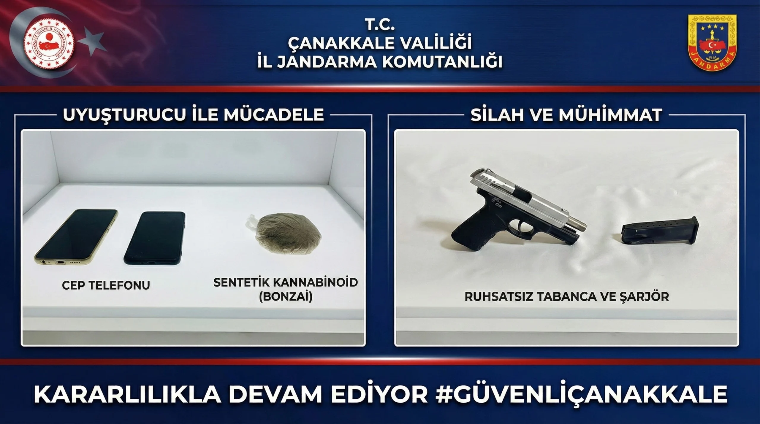 Çanakkale’de Uyuşturucuya Geçit Yok