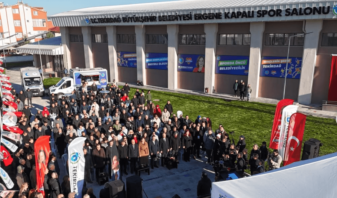 Ergene Kapalı Spor Salonu Törenle Açıldı