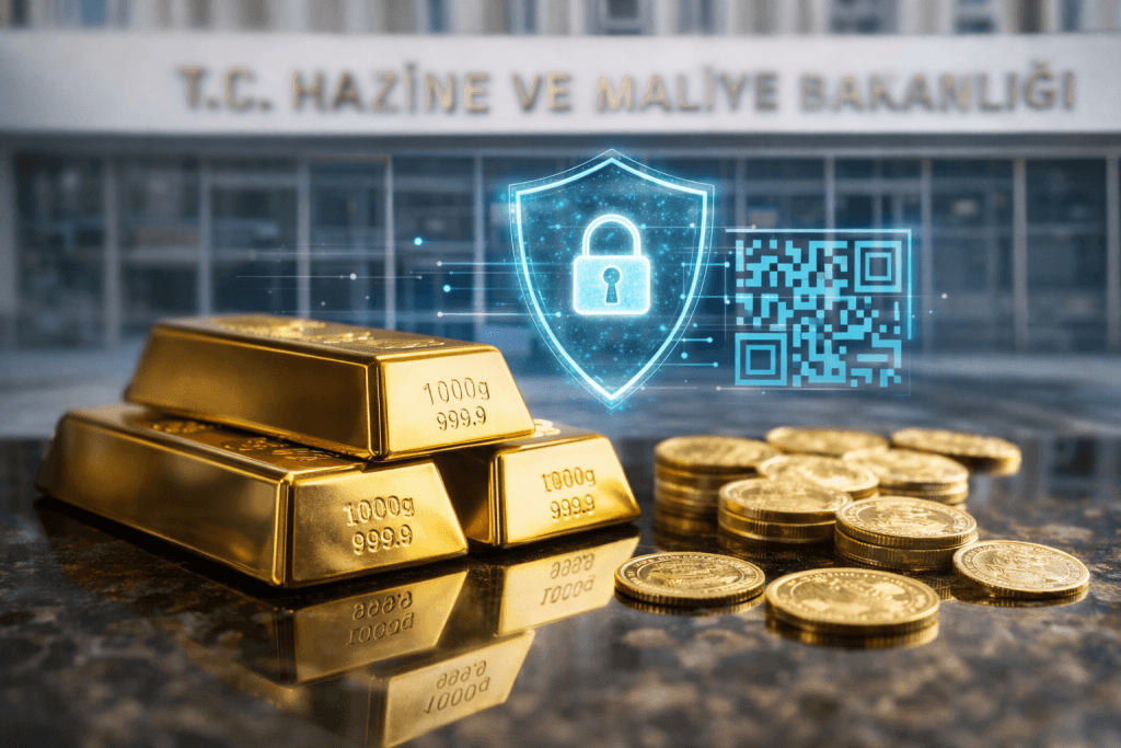 Hazine ve Maliye Bakanlığı'nın açıkladığı yeni sistemle, 1 gram ve üzeri altınlar sahteciliğe karşı özel ambalaj ve kodlarla üretilecek.