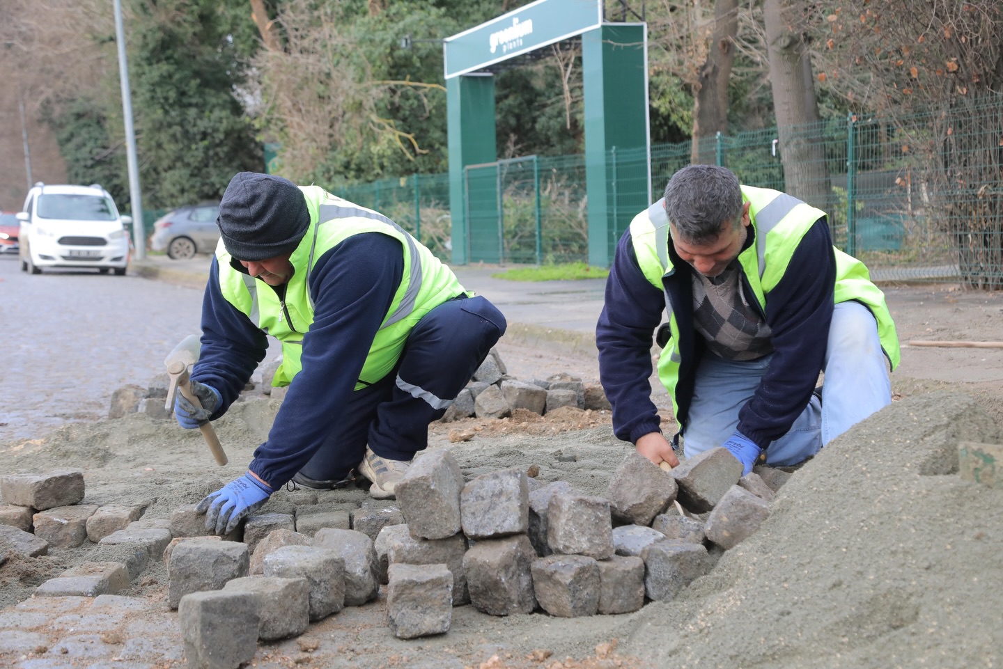 Edirne Karaağaç’ta Tarihi Dokuya Uygun Yol Hamlesi