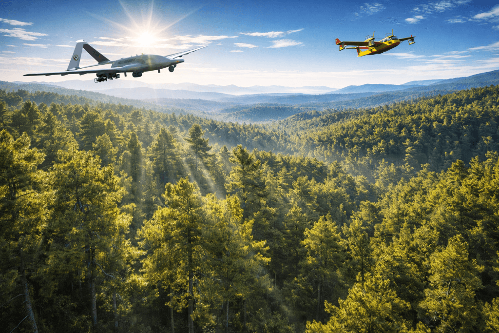 Türkiye'nin orman varlığı ve koruma teknolojileri.