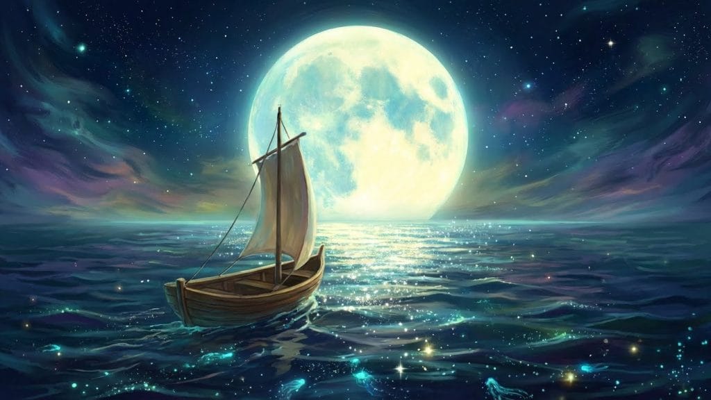 Gece görülen deniz, bilinçaltının derinliklerine yapılan manevi bir yolculuğu ifade eder.