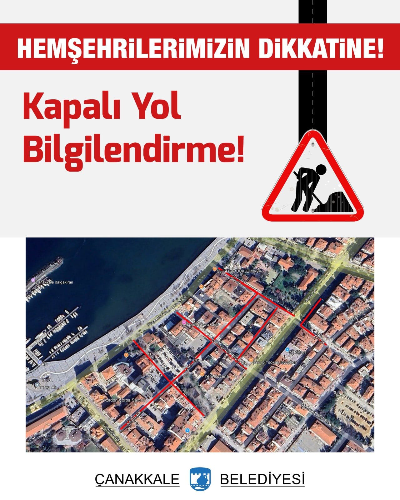 Çanakkale’de Altyapıya Neşter