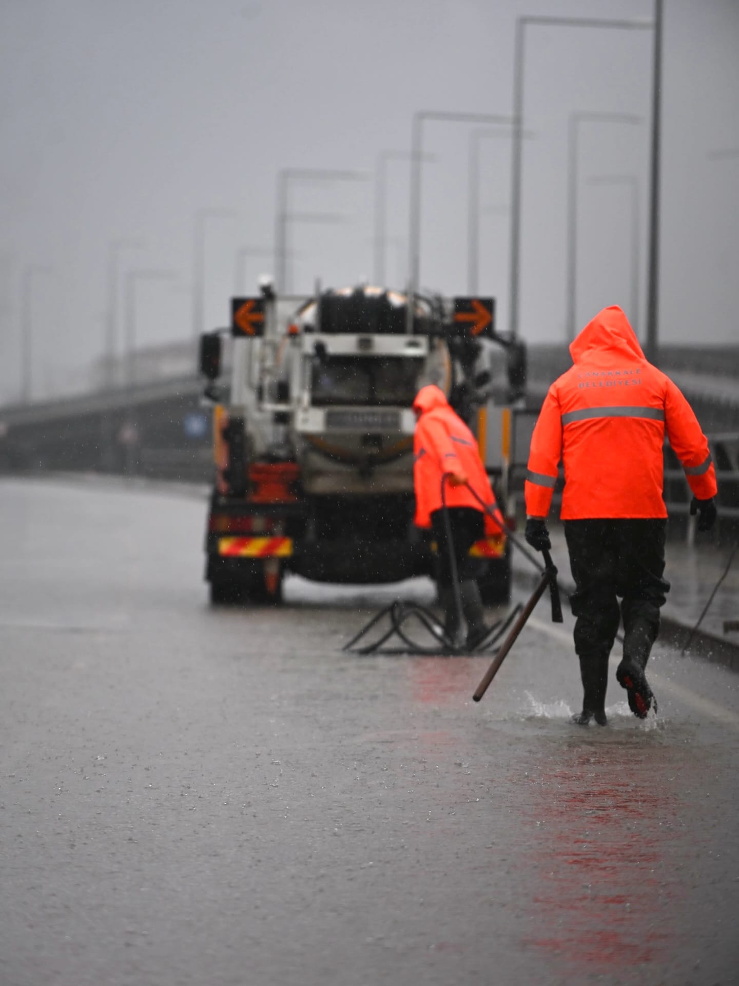 Çanakkale’de Sağanak Mesaisi