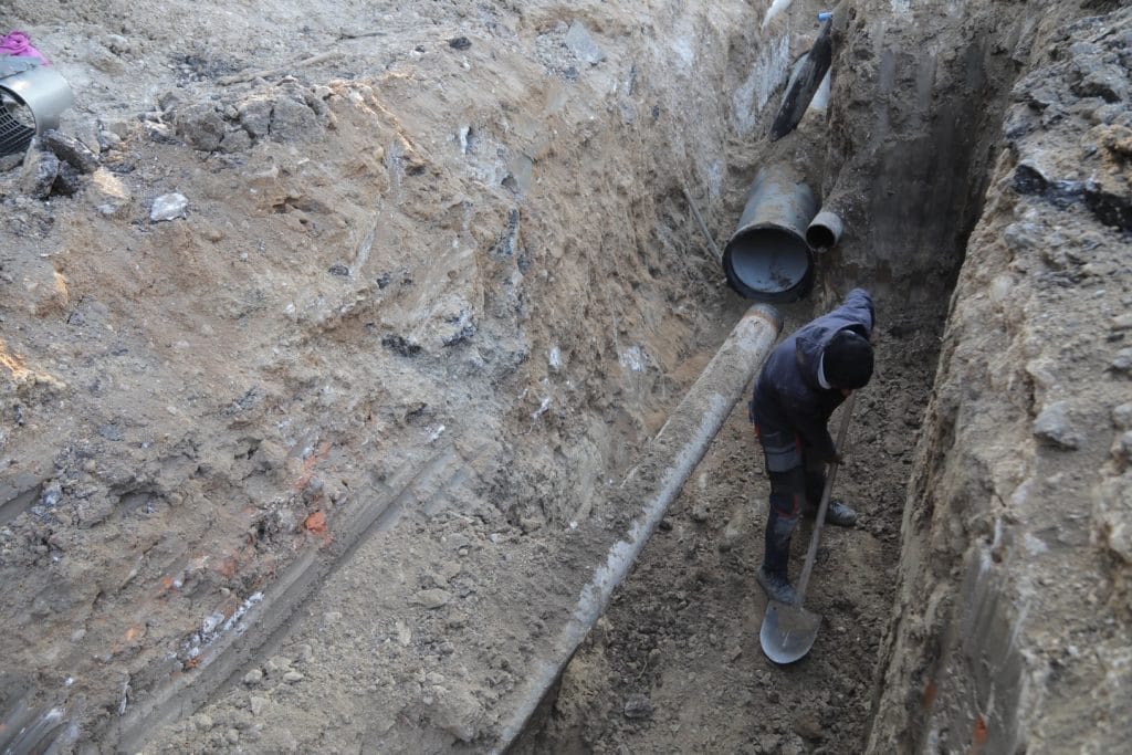 Edirne Belediye Başkanı Filiz Gencan Akın, Nişancıpaşa Mahallesi Buçuktepe mevkiindeki altyapı çalışmaları devam ediyor 