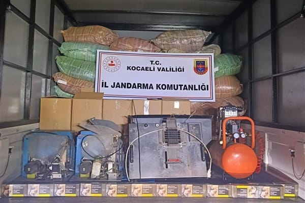 Kocaeli’de 1.5 Milyon TL’lik Malzeme Ele Geçirildi