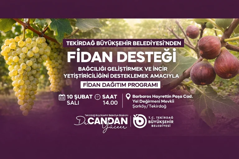 Tekirdağ’da Dev Tarım Hamlesi