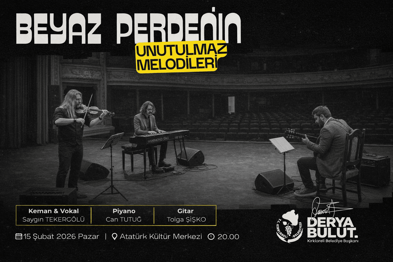 Kırklareli’de Sinema ve Müzik Buluşması