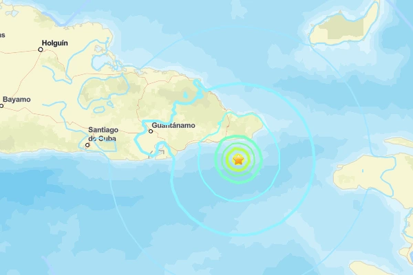 Küba’da Şiddetli Sarsıntı 5.5 Büyüklüğünde Deprem