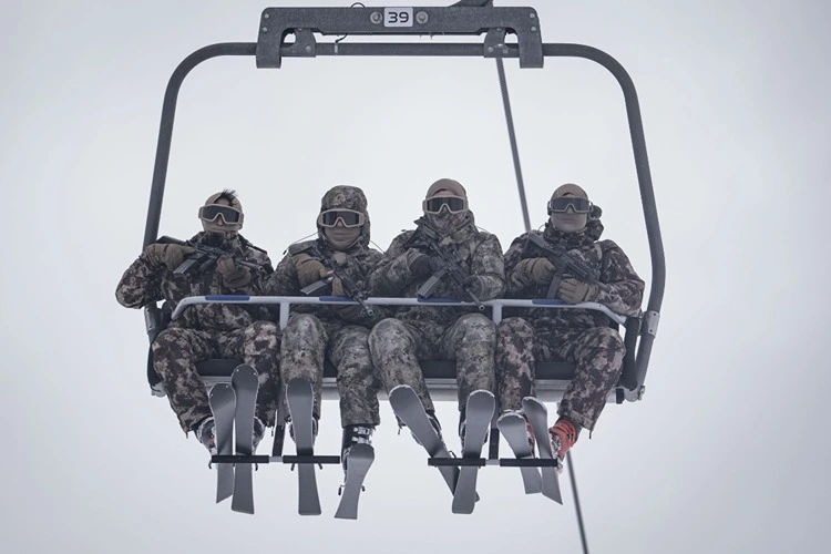 PÖH Ekiplerinden Dondurucu Soğukta Dev Tatbikat