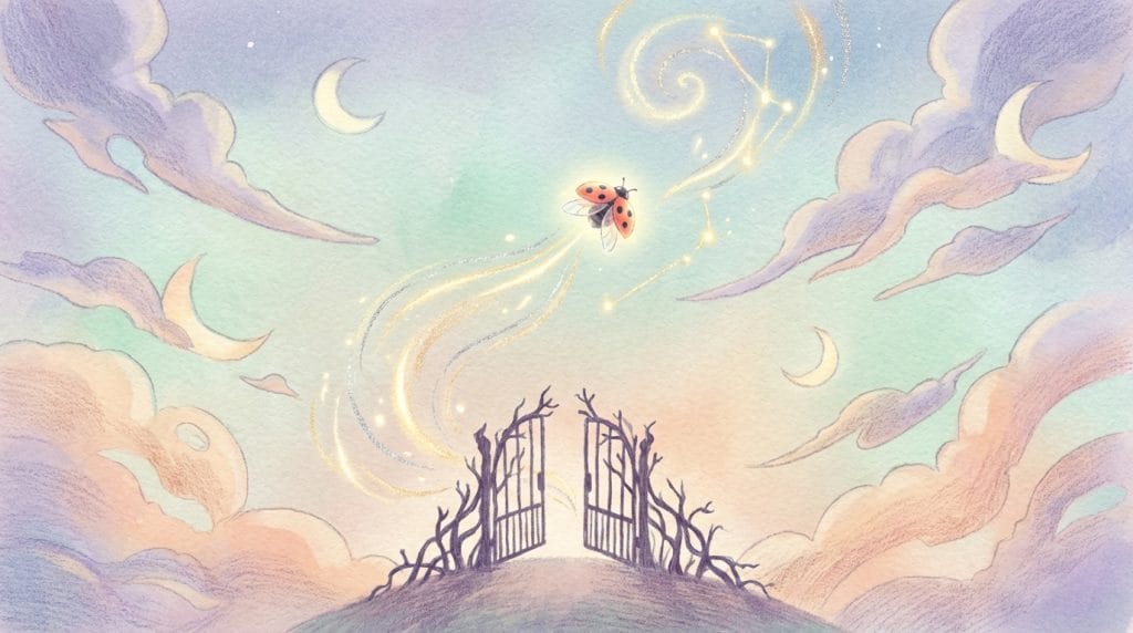 Rüyada uğur böceğinin uçtuğunu görmek, sıkıntıların geride kalacağına ve ferahlık dolu bir dönemin başlayacağına yorumlanır.