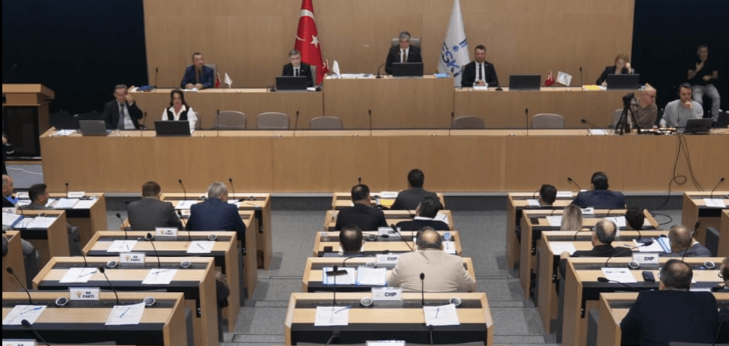 Tekirdağ geneli ve Marmaraereğlisi için önemli kararların alındığı Şubat ayı olağan meclis oturumundan bir kare.