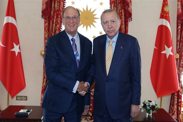 Erdoğan, BlackRock CEO’su Larry Fink’i Kabul Etti
