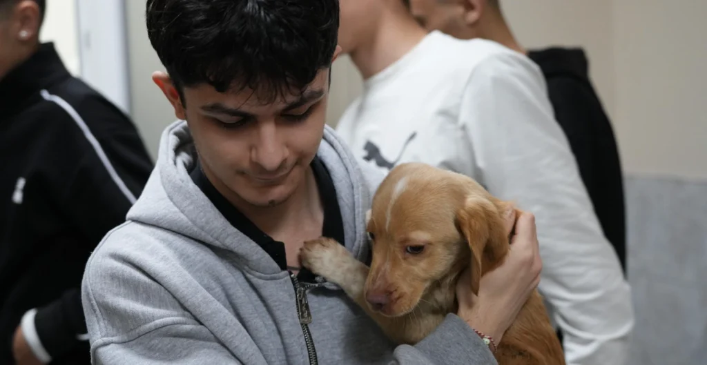 Çorlu Belediyesi Hayvan Bakımevi'ne anlamlı ziyaret! Gazi Mustafa Kemal Atatürk Spor Lisesi öğrencileri can dostlarla buluştu. Detaylar ve ziyaret görüntüleri haberimizde.