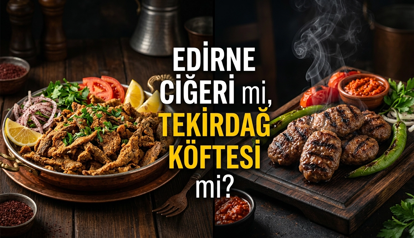 Trakya’da İç Savaş Çıkaran Soru: Edirne Ciğeri mi, Tekirdağ Köftesi mi?