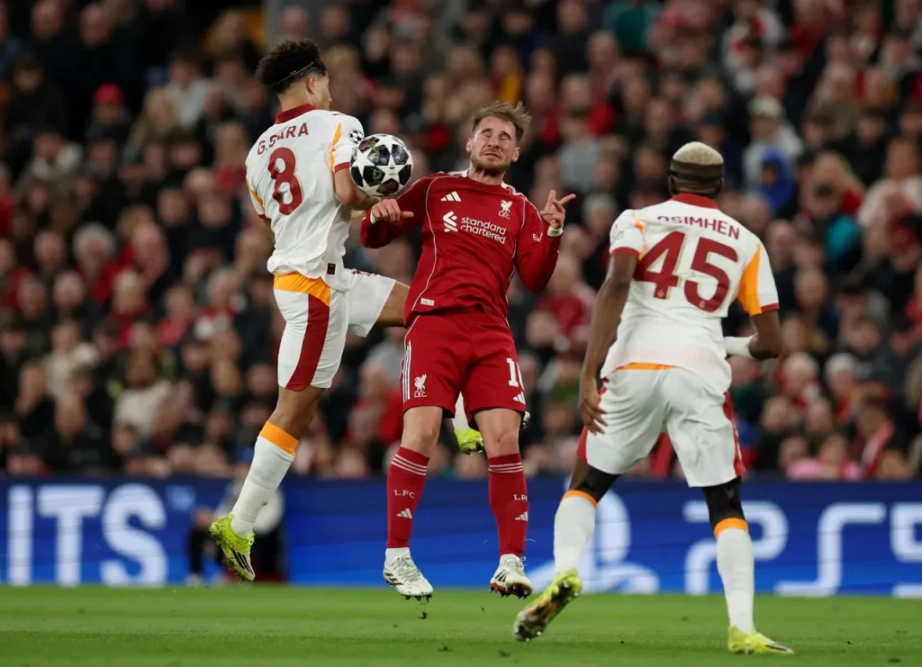 Galatasaray, Şampiyonlar Ligi'ne Anfield Road'da veda etti. Liverpool - Galatasaray maçı özeti, sakatlıklar, Uğurcan Çakır'ın penaltı kurtarışı ve tüm teknik detaylar haberimizde.