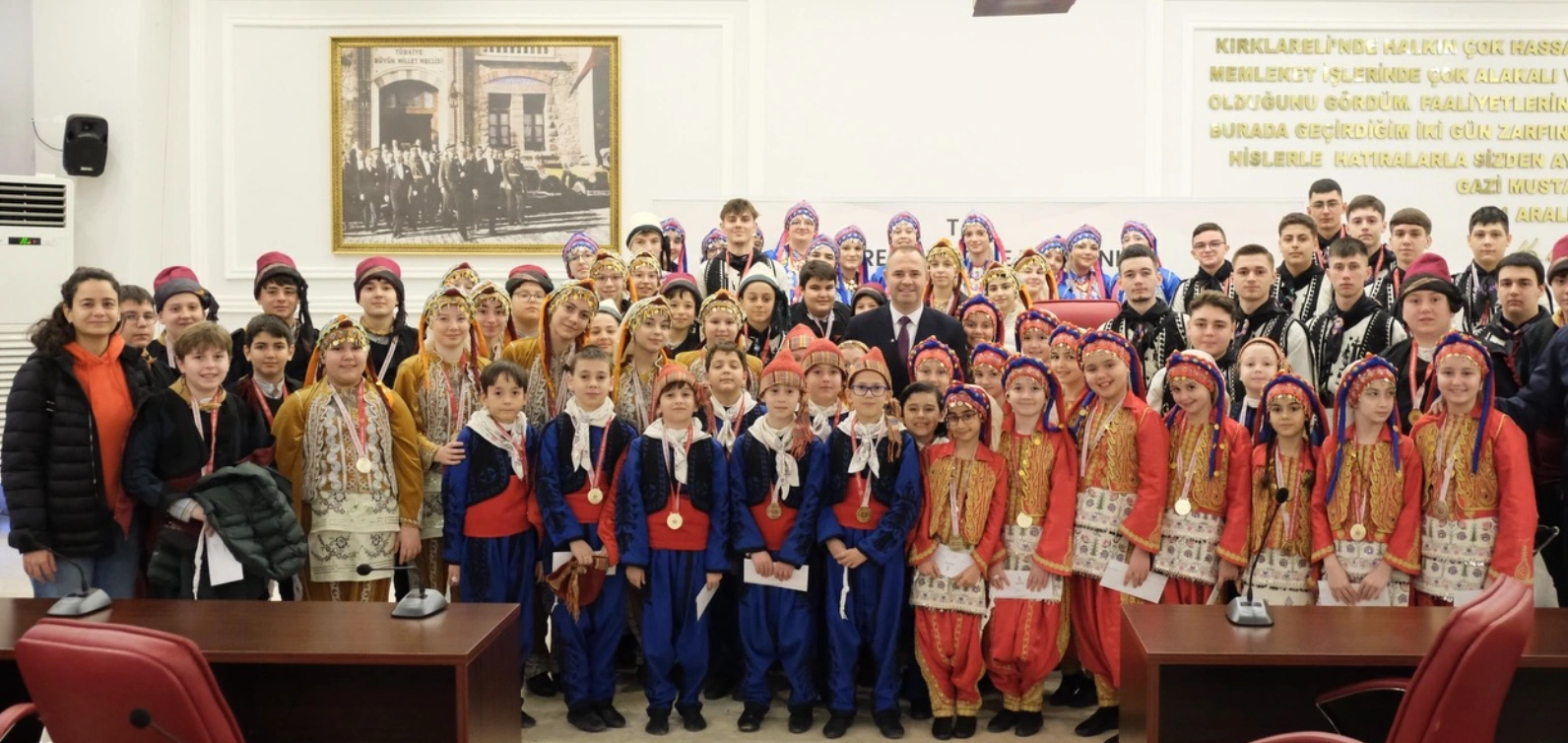 Kırklareli’nin Altın Adımları Belediye’de Ağırlandı