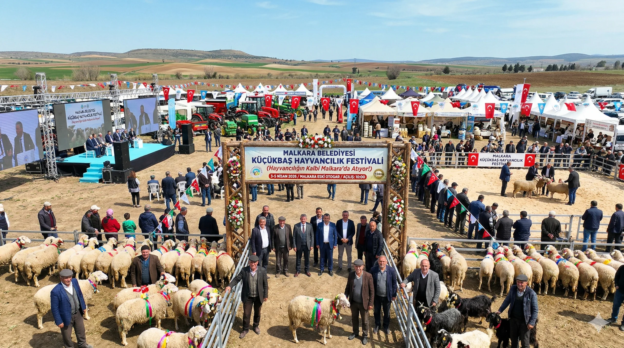 Malkara’da Küçükbaş Hayvancılık Festivali