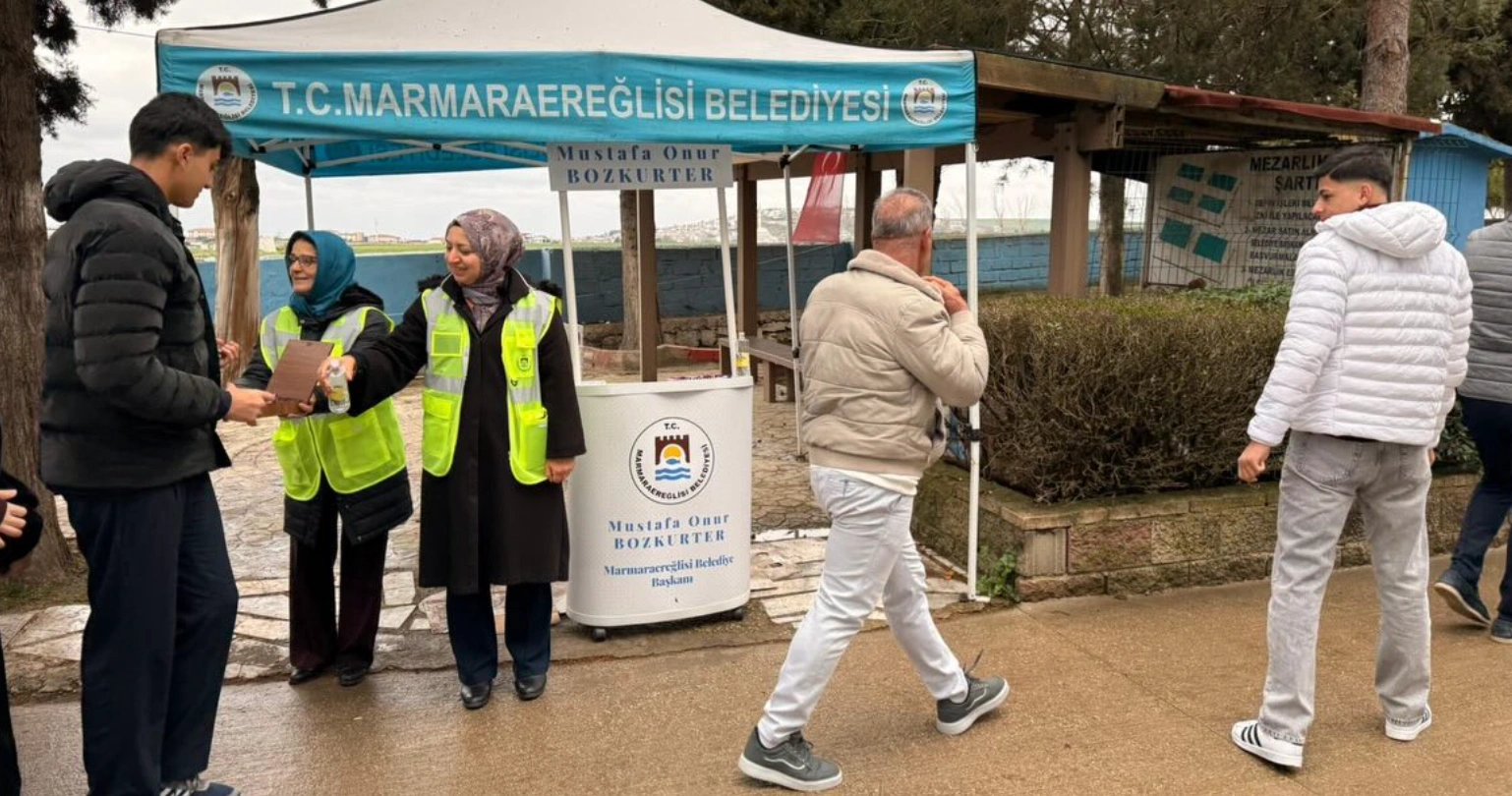 Marmaraereğlisi’nde Bayramın Maneviyatı Mezarlıklarda Yaşandı
