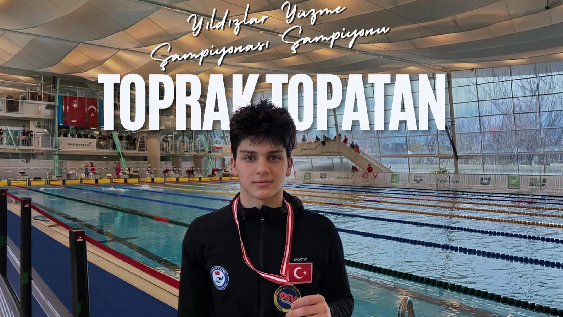 Edirneli Yüzücü Toprak Topatan Avrupa’da Zirvede