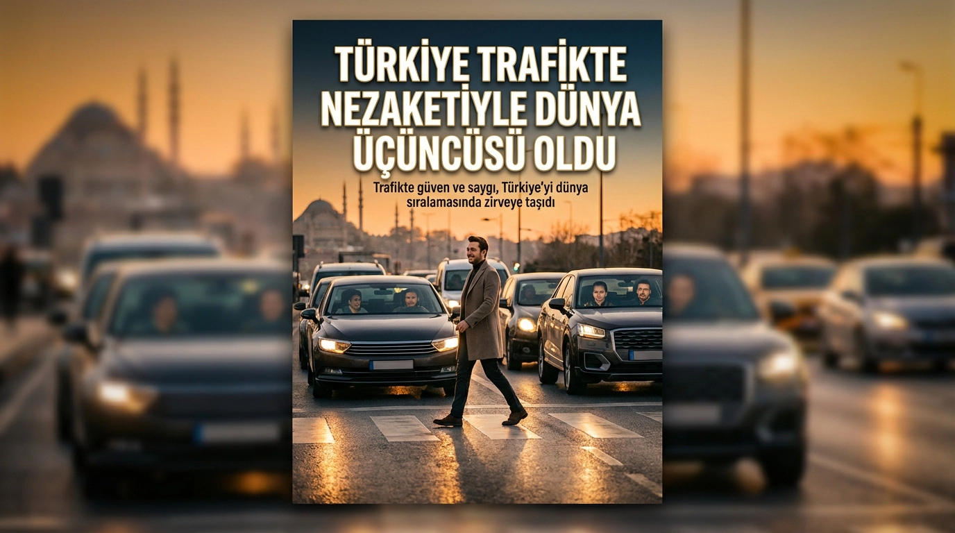 Türkiye Trafikteki Nezaketiyle Dünya Üçüncüsü Oldu