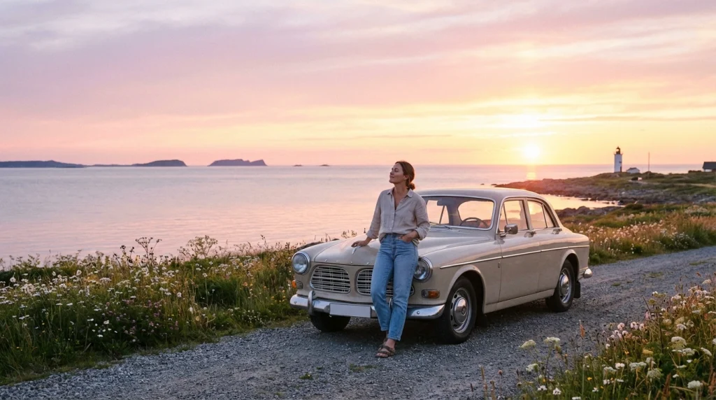 Kontrol kaybı korkusundan kurtulup huzura eren bir insanın sembolik ve rahatlatıcı görseli.