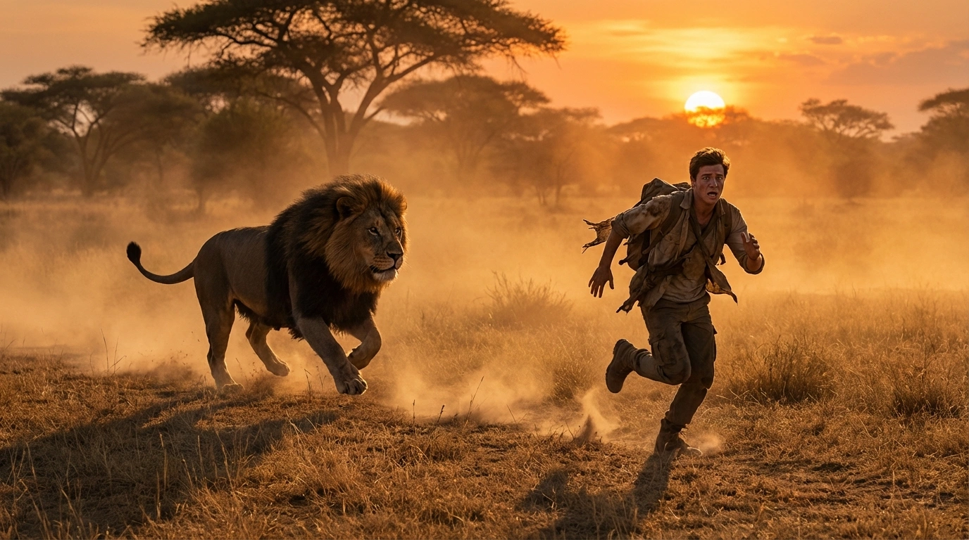 Rüyada Aslandan Kaçmak