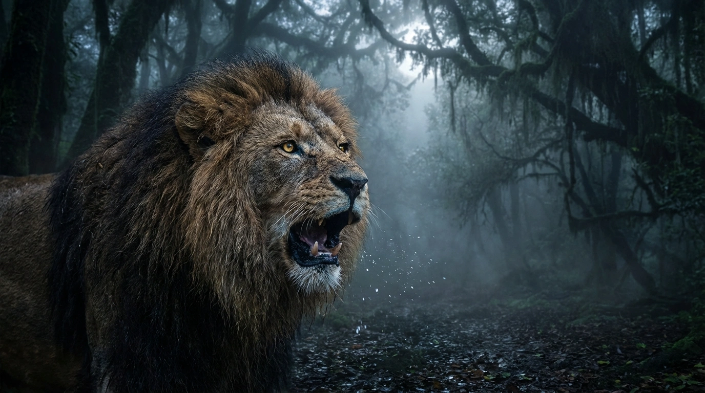 Rüyada Aslan Saldırması