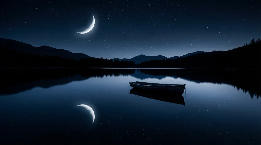 Rüyada ay ve yıldızın sudaki yansımasını görmek; hayallerine çok yakın olduğunu ama sabırla çabalamaya devam etmen gerektiğini simgeler.