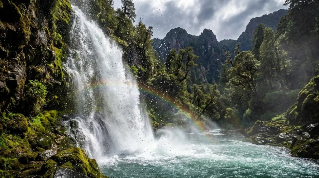 Hayatındaki büyük değişimleri ve beklenmedik müjdeleri temsil eden coşkun bir şelale.