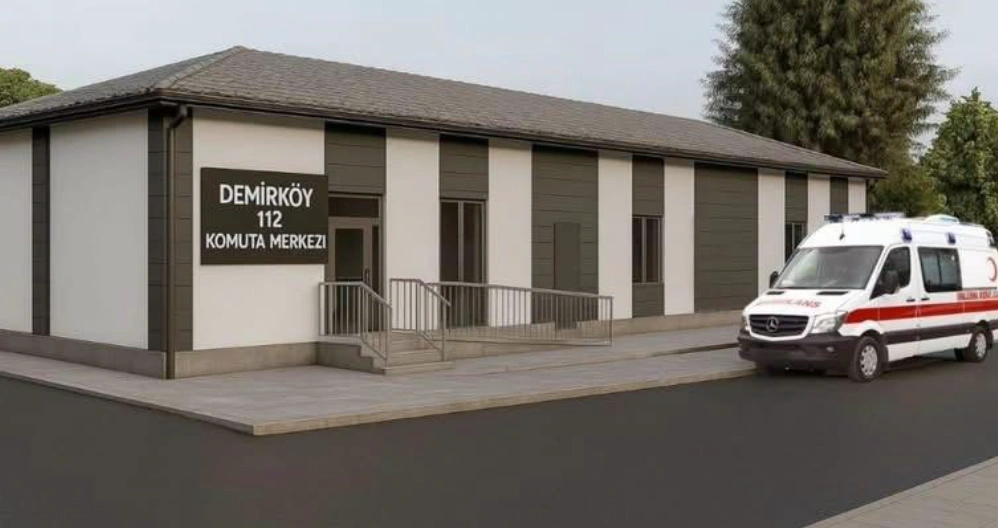 Demirköy Belediyesi tarafından arsa tahsisi yapılan yeni 112 Acil Sağlık Hizmetleri İstasyonu projesi detayları. Modern bina ve hızlı müdahale imkanıyla sağlıkta yeni dönem.