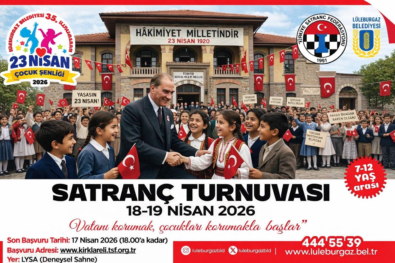 Lüleburgaz’da Hamle Sırası 23 Nisan Çocuklarında
