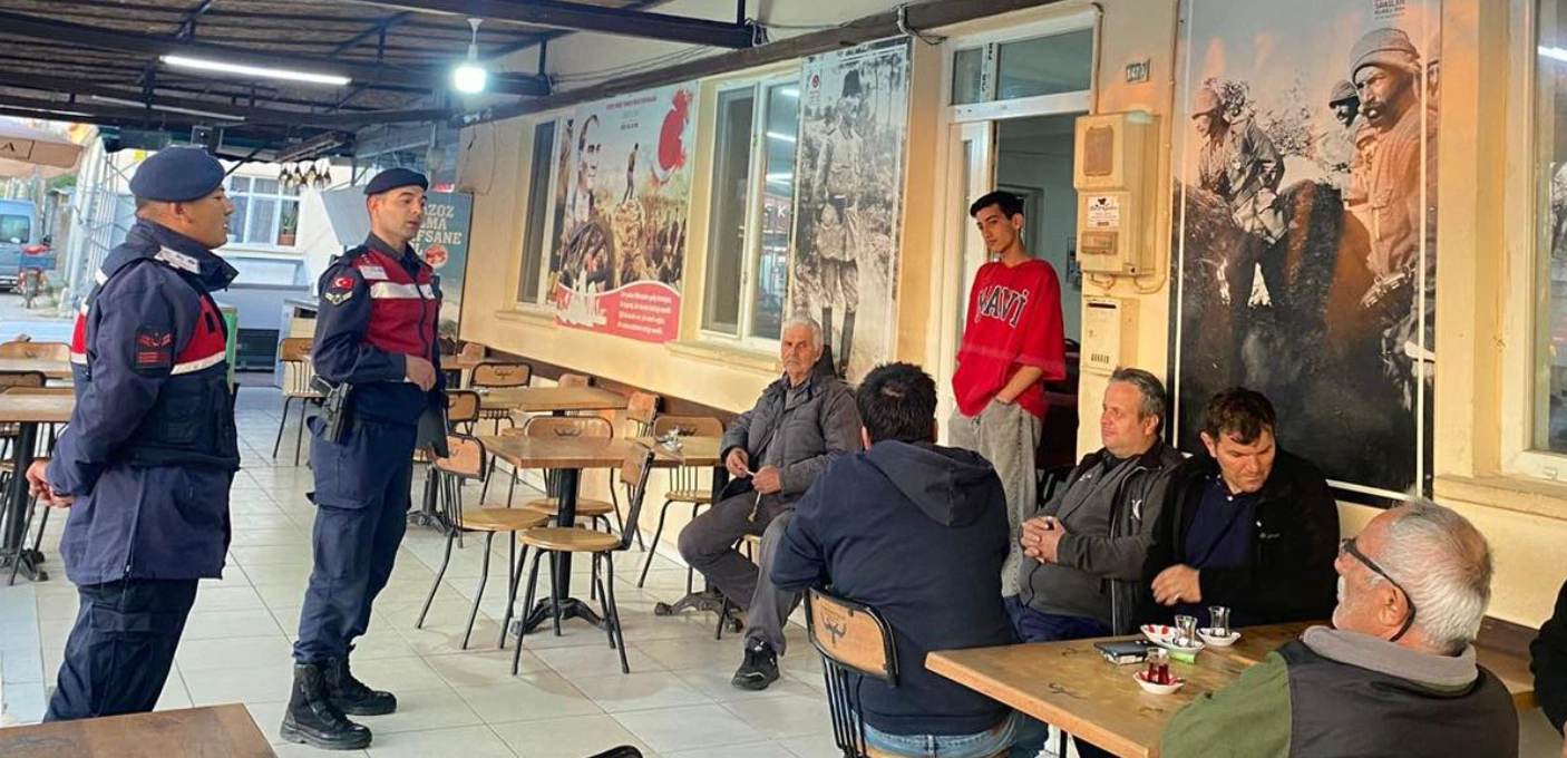 Eceabat’ta Köylere Jandarmadan Bilgilendirme