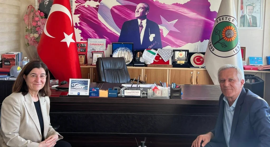 Fatma Aksal'ın Esetçe Beldesi ziyareti detayları. Belediye Başkanı Cemal Deniz ile projeleri yerinde inceleyen Aksal, beldenin, İpsala Haberler