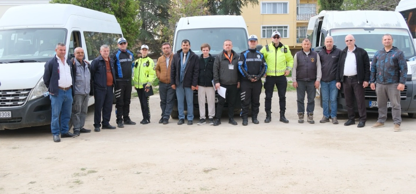 Kırklareli’de Okul Servislerine Sıkı Denetim