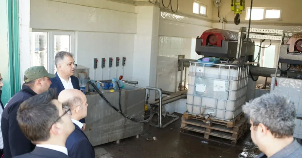 Kocabaş Çayı'nın taşmasıyla Çan Belediyesi Arıtma Tesisi'nde sel felaketi yaşandı. Kaymakam Nebioğlu ve Başkan Arslan afet bölgesinde incelemelerde bulundu.