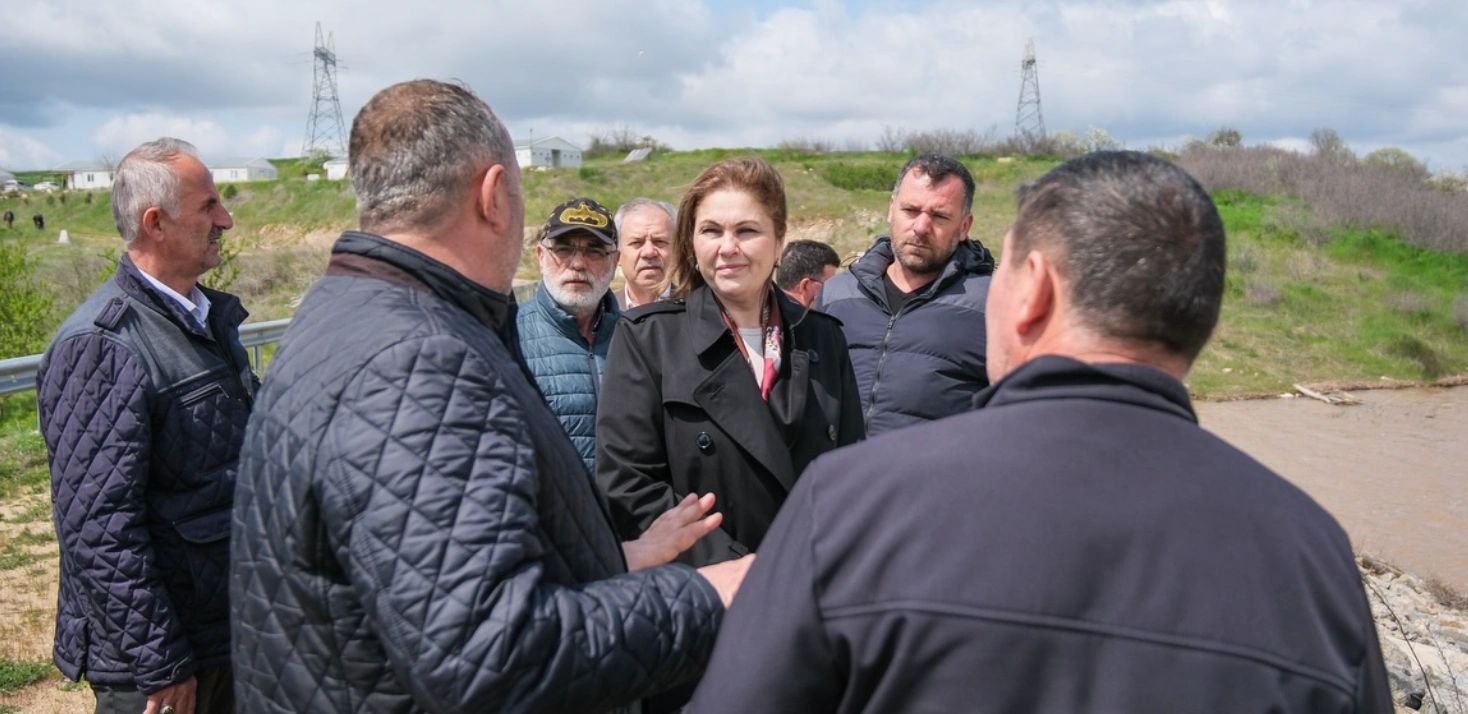 Lalapaşa Büyüköğünlü Göleti Suyla Doldu Taştı