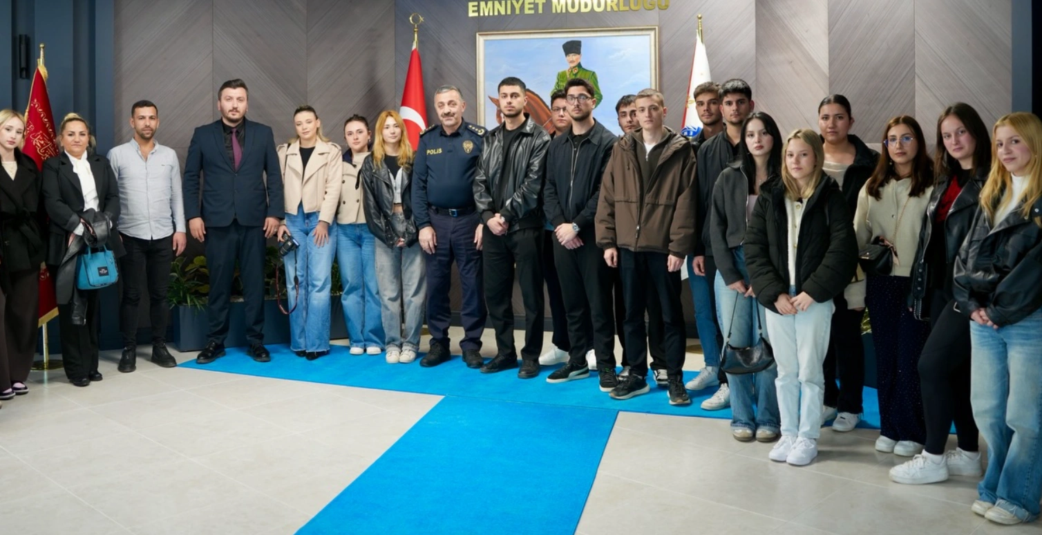 TNKÜ Öğrencilerinden Emniyet Müdürü Turanlı’ya Ziyaret