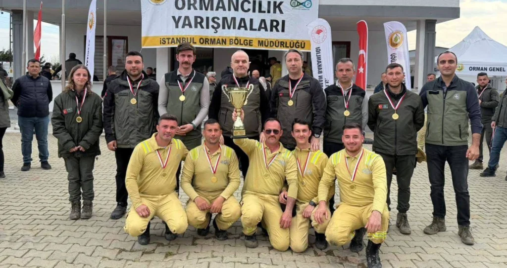 Tekirdağ Orman İşletme Müdürlüğü, İstanbul Orman Bölge Müdürlüğü koordinesinde düzenlenen yarışmada bölge şampiyonu oldu. 6 zorlu parkuru başarıyla tamamlayan ekip Türkiye finallerine gidiyor.