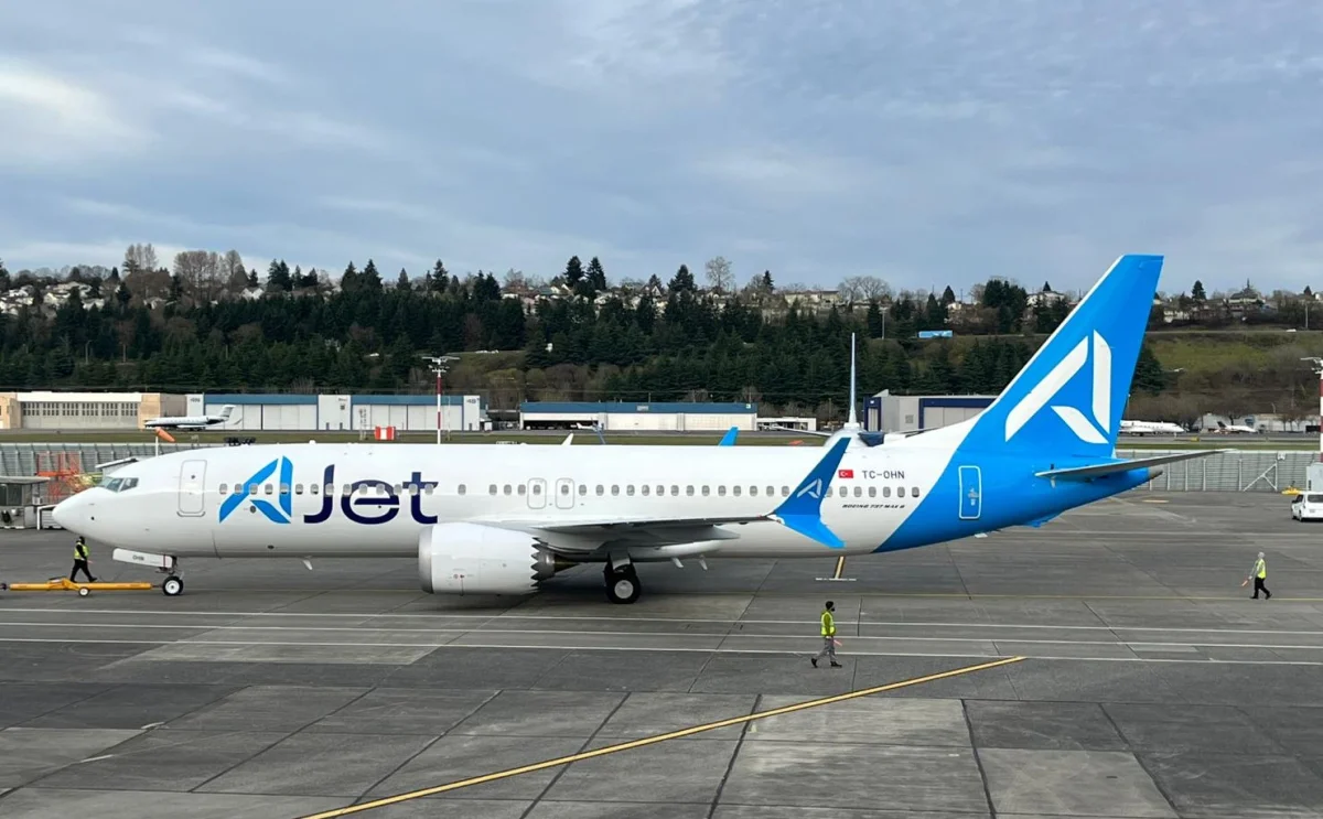 AJet Filosuna Taze Kan: Boeing 737-8 MAX İstanbul’da