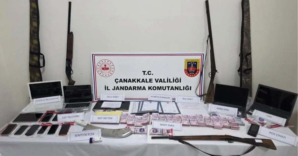 Çanakkale’de Dev Tefecilik Operasyonu