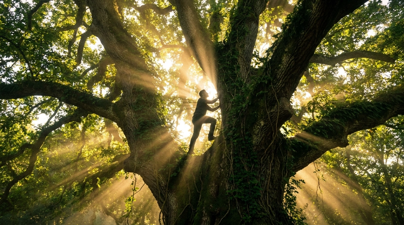 Rüyada Ağaca Çıkmak