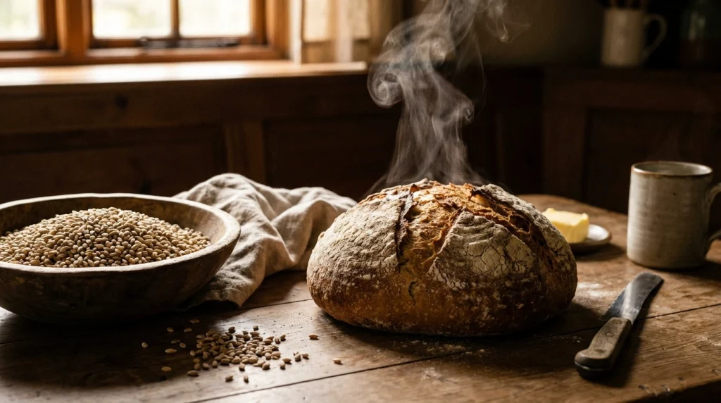 Rüyada görülen taze arpa ekmeği, kanaatkarlıkla gelen huzuru ve bedensel şifayı sembolize eder.