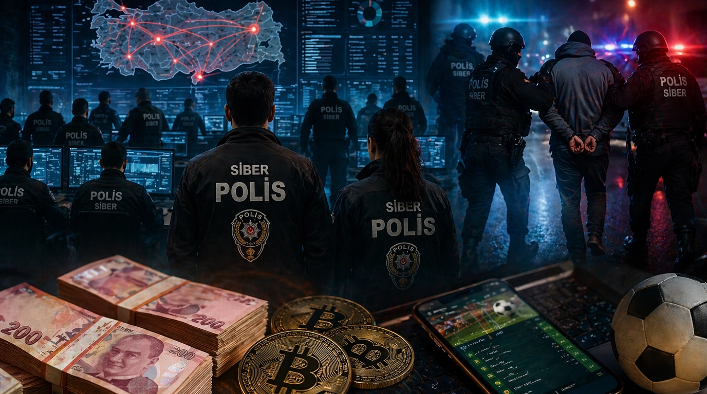 8 İlde Dev Yasa Dışı Bahis Operasyonu