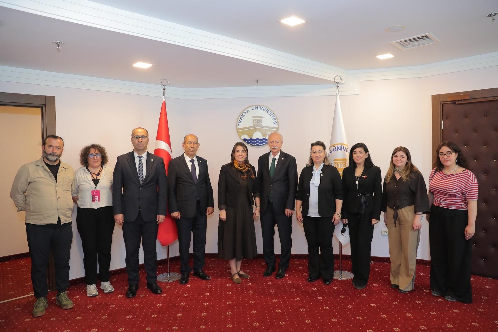 ÇOMÜ Heyeti Trakya Üniversitesi’nde: İş Birliği Görüşüldü