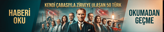 Atatürk'ten Aziz Sancar'a, Naim'den Refik Anadol'a: Kendi çabalarıyla dünya sahnesine çıkan 50 Türk ismin ilham veren hikayesi. Bilim, sanat, spor ve teknolojide 50 Türk efsanesi.