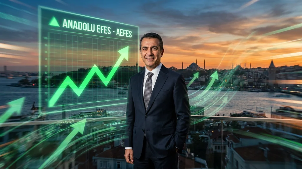 Anadolu Efes (AEFES) hisse senedi 21,38 TL direncini zorluyor. 2,01 milyar TL temettü onayı ve 24,74 TL adil değer tahmini ile güncel teknik ve temel analiz.