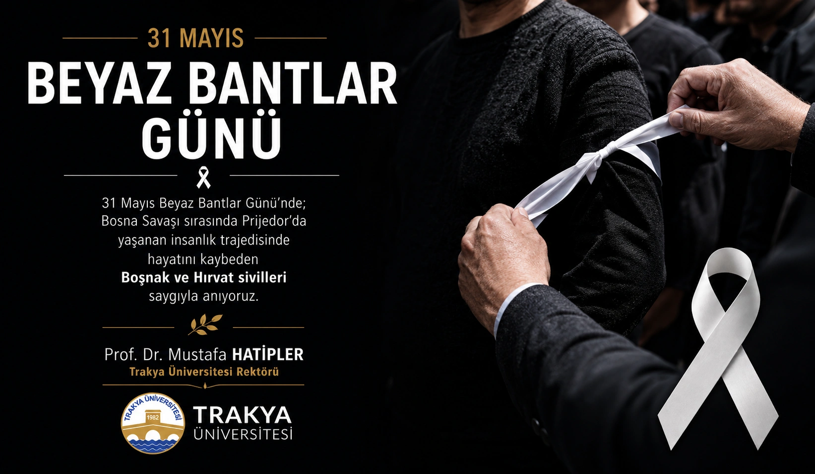 Beyaz Bantlar Günü: Prijedor’da yaşanan insanlık trajedisi unutulmadı